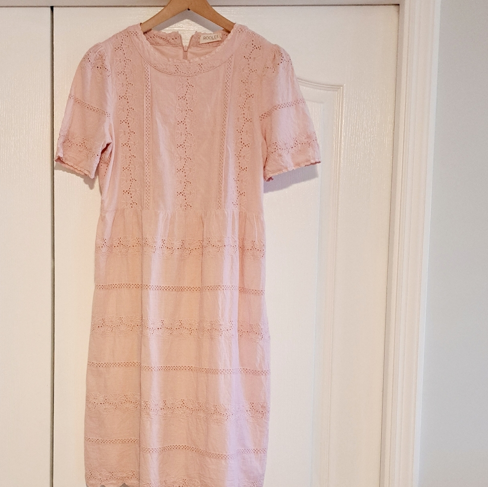 Roolee Mom Nursing and Maternity Dress - Small - Pink